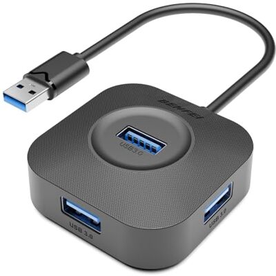 BENFEI Hub USB 3.0, 4 porte USB A Hub Alta velocità 5Gbps, splitter USB A per Maus Tastatur Flash-Laufwerk U-Disk Drucker, Compatibile con Laptop Desktop PC Xbox PS5 BENFEI Hub USB 3.0, 4 porte USB A Hub Alta velocità 5Gbps, splitter USB A per Maus Tastatur Flash-Laufwerk U-Disk Drucker, Compatibile con Laptop Desktop PC Xbox PS5