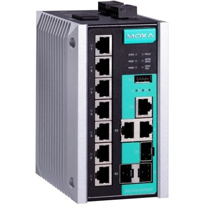Moxa EDS-510E-3GTXSFP ha gestito le porte combinate dei commutatori 7 x 10/100BaseTX di gigabit 3 x 10/100/1000BaseTX 100/1000BaseSFP combinate, -10 60°C Temp. Moxa EDS-510E-3GTXSFP ha gestito le porte combinate dei commutatori 7 x 10/100BaseTX di gigabit 3 x 10/100/1000BaseTX 100/1000BaseSFP combinate, -10 60°C Temp.