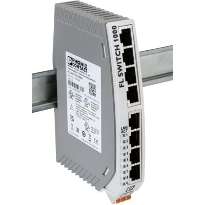 Phoenix Industrial Switch Ethernet stretto, larghezza 22,5 mm Phoenix Industrial Switch Ethernet stretto, larghezza 22,5 mm
