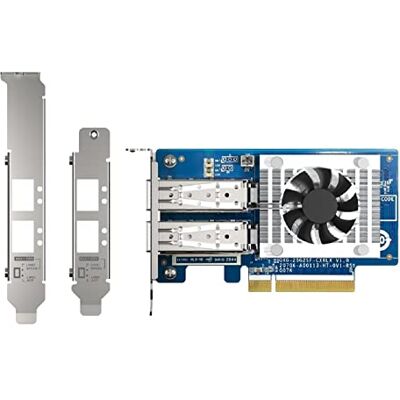 QNAP QxG-25g2sF-Cx6 Netzwerkadapter Pcie 4.0 X8 LoW-Profile 25 Gigabit Sfp28 X 2 F?r TS-H2490fu QNAP QxG-25g2sF-Cx6 Netzwerkadapter Pcie 4.0 X8 LoW-Profile 25 Gigabit Sfp28 X 2 F?r TS-H2490fu