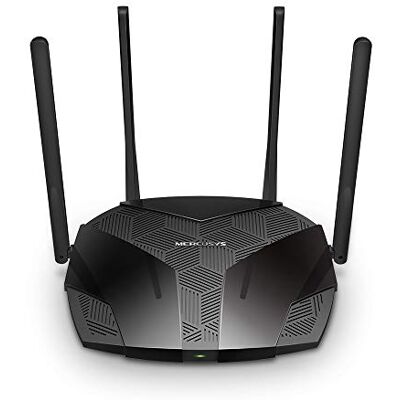 MERCUSYS TP-Link MR70X AX1800Mbps Wi-Fi 6 Router Gigabit Dual Band, 4 Porte Gigabit, 1201Mbps su 5 GHz e 574 Mbps su 2,4 GHz, MU-MIMO, Parental Control, Beamforming, Supporto IPTV, IPv6, WPS, QoS… MERCUSYS TP-Link MR70X AX1800Mbps Wi-Fi 6 Router Gigabit Dual Band, 4 Porte Gigabit, 1201Mbps su 5 GHz e 574 Mbps su 2,4 GHz, MU-MIMO, Parental Control, Beamforming, Supporto IPTV, IPv6, WPS, QoS…