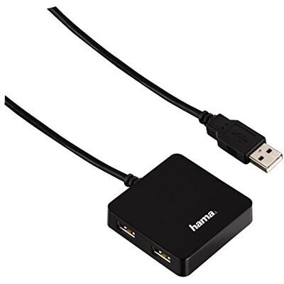 Hama HUB USB 2.0, 4 porte con cavo Hama HUB USB 2.0, 4 porte con cavo