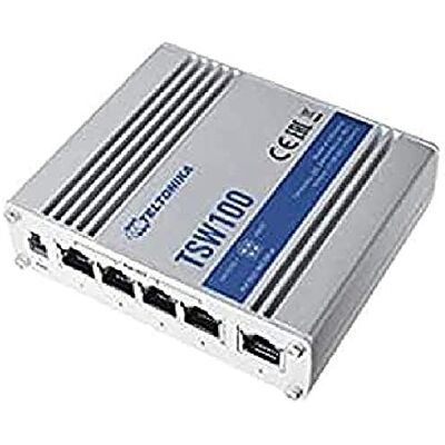 Teltonika TSW100 Switch Ethernet Poe Industriale Non gestito Teltonika TSW100 Switch Ethernet Poe Industriale Non gestito