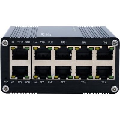 EXSYS Gmbh Mini 10-Port Industrial Gigabit PoE-Switch, Unmanaged (eX-62025poe) EXSYS Gmbh Mini 10-Port Industrial Gigabit PoE-Switch, Unmanaged (eX-62025poe)