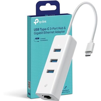 TP-Link Adattatore USB Ethernet UE330C USB 3.0 Type C con 3 Porte, Gigabit Ethernet, Plug & Play, Compatto e leggero, Windows 11/10/8.1/8/7, MacOS, iPadOS, Chrome OS, Linux OS, Nintendo OS TP-Link Adattatore USB Ethernet UE330C USB 3.0 Type C con 3 Porte, Gigabit Ethernet, Plug & Play, Compatto e leggero, Windows 11/10/8.1/8/7, MacOS, iPadOS, Chrome OS, Linux OS, Nintendo OS