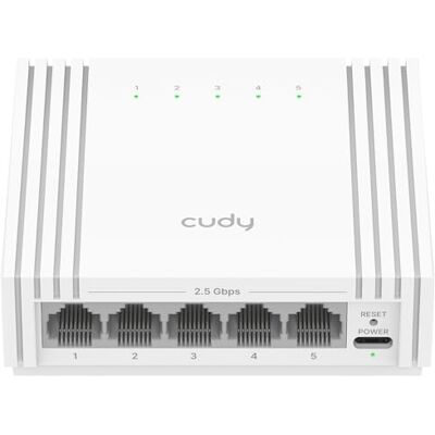 Cudy Easy Smart Switch a 5 Porte da 2,5 G Professional Access Point, HS105U Cudy Easy Smart Switch a 5 Porte da 2,5 G Professional Access Point, HS105U