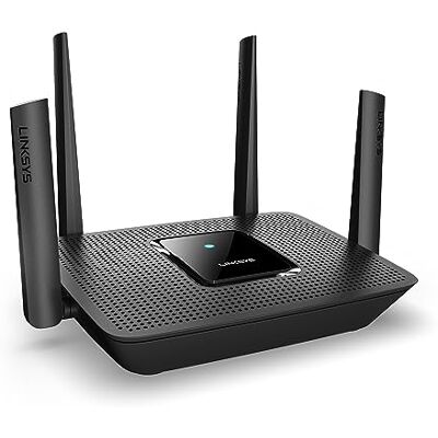 Linksys MR9000 Router WLAN WiFi 5 mesh Tri-Band AC3000, funziona con il Sistema WiFi per tutta la casa Velo, router gaming wireless con 4 porte Gigabit Ethernet e filtro famiglia Linksys MR9000 Router WLAN WiFi 5 mesh Tri-Band AC3000, funziona con il Sistema WiFi per tutta la casa Velo, router gaming wireless con 4 porte Gigabit Ethernet e filtro famiglia