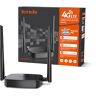 Tenda 4G03 Pro Router 4G LTE Cat4 Wireless N300Mbps, Router WiFi con SIM, Due Antenne LTE Rimovibili, Porta LAN/WAN, Modem 4G SIM, Nessuna Configurazione, Plug&Play.