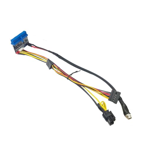 FIGGRITID Alimentatore DC 12V 300W con Connettore Della Scheda Madre ATX A 24 Pin Mini ITX, Alimentazione DC To ATX PICO PSU per Computer PC Gaming, Modulo 'Alimentatore In Plastica Blu e Metallo,