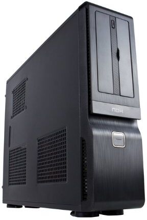 Xtreme Nox NXMEDIASLIM Caja de ordenador torre Micro ATX, color negro