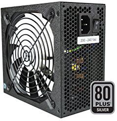 Tacens Radix VII AG Alimentatore per PC (600W, ATX, 12dB, Active PFC, 87% di efficienza), Nero