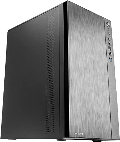 TACENS ANIMA ACX500, Case PC Micro ATX, Ventola 12cm, Alimentatore 500W, USB 3.0, Nero