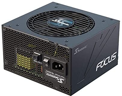 Seasonic Focus GX 550W Power Supply, Full Modular, 80 Plus Gold, 90% Efficiency, Cable-Free Connection, Hybrid Silent Fan Control, 10 Years Warranty, Power and Performance , Black