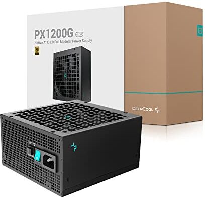 DeepCool PX Series PX1200-G 1200Watt PCIe Gen 5 ATX3.0 80+ Gold PSU/Alimentatore completamente modulare