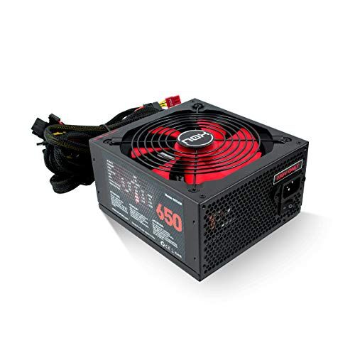 Xtreme NOX NX 650W NXS650- Fonti alimentazione 650 W, compatibile SLI e Crossfire, ventola da 140 mm, ultra silenzioso, compatibile Multi GPU, PFC attivo, colore nero