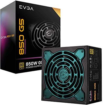 EVGA SuperNOVA 850 G5, 80 Plus Gold 850W, Completamente Modulare, Eco Mode con FDB Fan, Include Power ON Self Tester, Compact 150mm Size, Alimentatore 220-G5-0850-X2