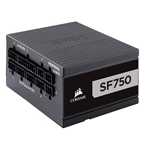 Corsair SF Series SF750 Alimentatore Completamente Modulare, 750 W, 80 Plus Platinum, Nero