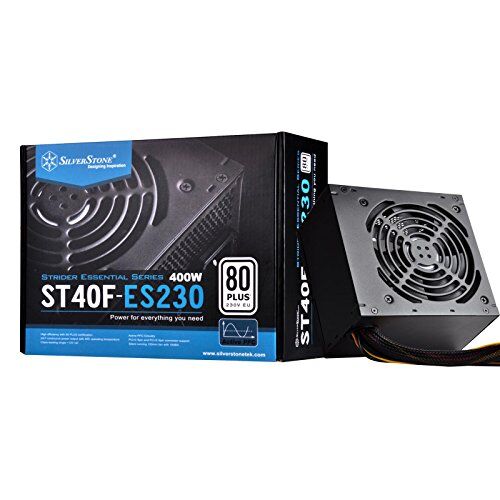 Silverstone SST-ST40F-ES230 Alimentatore per PC Serie Strider Essential, 400W 80 Plus 230V EU ATX , 120mm