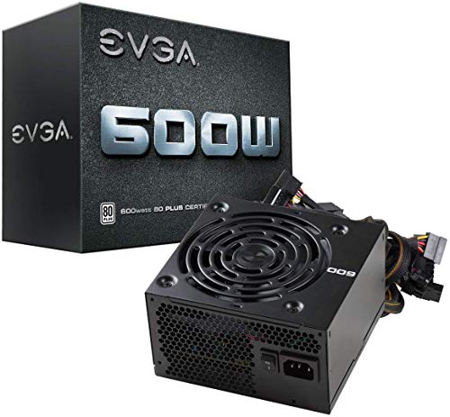 EVGA 600 W1, 80+ WHITE 600W, Alimentatore 100-W1-0600-K2