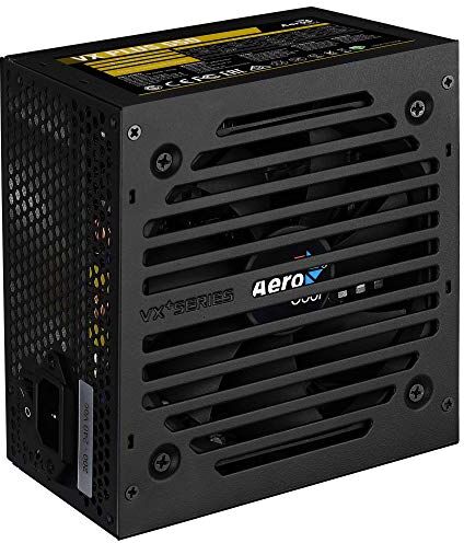 Aerocool VX Plus Alimentatore per PC (550W, ATX, 12V, Controllo velocità, modalità Risparmio, Protezione elettrica), Nero