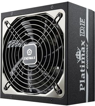 Enermax Platimax D.F. 1050W EPF1050EWT Alimentatore PC ATX 1050W, totalmente modulare, 80 Plus Platinum, Nero