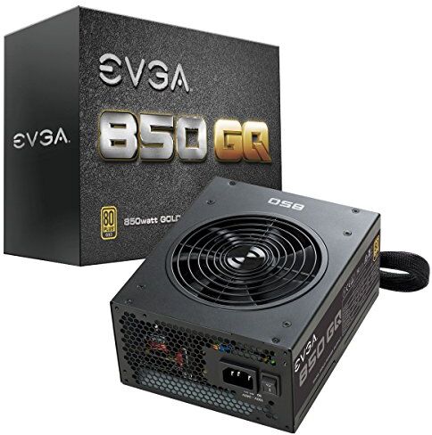 EVGA 850 GQ, 80+ Oro, Semi modulare, modalità Eco, Alimentatore 210-GQ-0850-V3