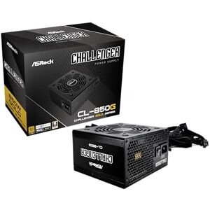 ASRock Alimentatore CL-850G, PSU,850W, 80 Plus Gold,120 mm, Active PFC,PCI-E 5.1 (12+4pin) x1, PCI-E (6+2 Pin) x4, SATA (5 Pin) x4 ASRock Alimentatore CL-850G, PSU,850W, 80 Plus Gold,120 mm, Active PFC,PCI-E 5.1 (12+4pin) x1, PCI-E (6+2 Pin) x4, SATA (5 Pin) x4