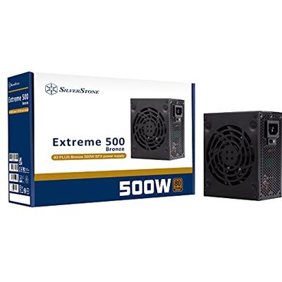 Silverstone SST-EX500-B Alimentatore SFX Extreme 80+, 500 W, colore: Bronzo Silverstone SST-EX500-B Alimentatore SFX Extreme 80+, 500 W, colore: Bronzo