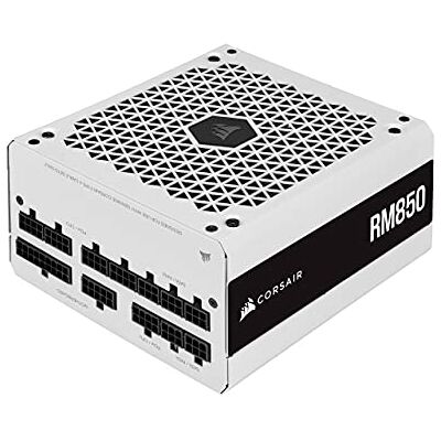 Corsair RM850 (2021), RM Serie, 850 Watt, Alimentatore ATX Interamente Modulare (Connettori EPS12V Tre, Bassa Rumorosità, Modalità Zero RPM, Condensatori con Rating a 105 ºC) Bianco Corsair RM850 (2021), RM Serie, 850 Watt, Alimentatore ATX Interamente Modulare (Connettori EPS12V Tre, Bassa Rumorosità, Modalità Zero RPM, Condensatori con Rating a 105 ºC) Bianco