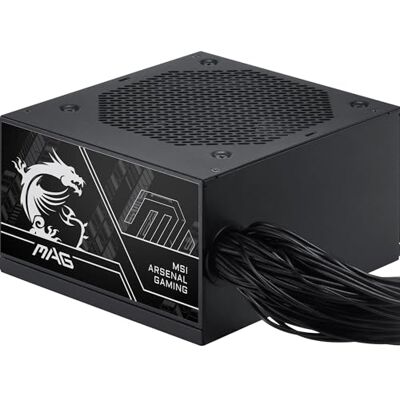 MSI Pro MAG A650BN PCIE5 III Alimentazione PC, 650 W, ATX, 80 Plus Bronzo, ATX 3.1, Compatibile GPU PCIe 5.1, Connettore nativo 12V-2x6 Bicolore, Cavi goffrati MSI Pro MAG A650BN PCIE5 III Alimentazione PC, 650 W, ATX, 80 Plus Bronzo, ATX 3.1, Compatibile GPU PCIe 5.1, Connettore nativo 12V-2x6 Bicolore, Cavi goffrati