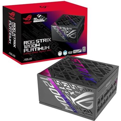 Asus ROG STRIX 1200P EQUALIZER, Alimentatore Gaming Modulare per PC, Nero Asus ROG STRIX 1200P EQUALIZER, Alimentatore Gaming Modulare per PC, Nero