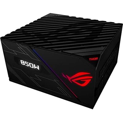 Asus ROG THOR 850P Unità di Alimentazione Platinum da 850 W con Aura Sync e Display OLED, Nero Asus ROG THOR 850P Unità di Alimentazione Platinum da 850 W con Aura Sync e Display OLED, Nero