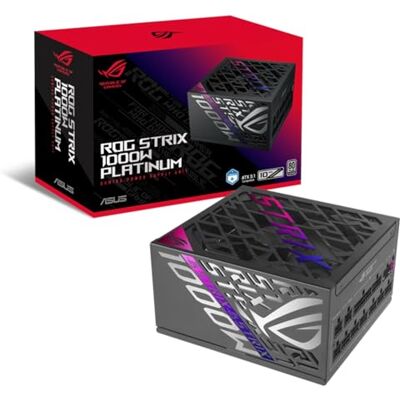 Asus ROG STRIX 1000P GAMING, Alimentatore Modulare per PC, Nero Asus ROG STRIX 1000P GAMING, Alimentatore Modulare per PC, Nero