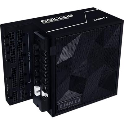 Lian-Li Edge Series-1000W Alimentatore modulare completo (hub ventola incluso) Gold-ATX 3.0, 3.1-PCIE 5.1-design a forma di L per case a doppia camera Ventola FDB da 120 mm Supporta fino a 4 Lian-Li Edge Series-1000W Alimentatore modulare completo (hub ventola incluso) Gold-ATX 3.0, 3.1-PCIE 5.1-design a forma di L per case a doppia camera Ventola FDB da 120 mm Supporta fino a 4