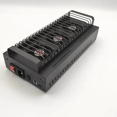 Generic Stazione di ricarica hub USB a 20 porte di grado industriale con alimentatore da 300 W, acciaio al carbonio, protocollo BC1.2 a ricarica rapida, trasmissione ad alta velocità HUB2.0, controllo ventola Generic Stazione di ricarica hub USB a 20 porte di grado industriale con alimentatore da 300 W, acciaio al carbonio, protocollo BC1.2 a ricarica rapida, trasmissione ad alta velocità HUB2.0, controllo ventola