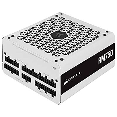 Corsair RM750, RM Serie, 750 Watt 80 Plus Gold Alimentatore ATX Interamente Modulare (Connettori EPS12V Tre, Bassa Rumorosità, Modalità Zero RPM) Bianco Corsair RM750, RM Serie, 750 Watt 80 Plus Gold Alimentatore ATX Interamente Modulare (Connettori EPS12V Tre, Bassa Rumorosità, Modalità Zero RPM) Bianco