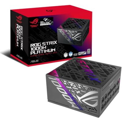 Asus ROG Strix 1000P Equalizer, Alimentatore per PC Nero, Doppio Cuscinetto Asus ROG Strix 1000P Equalizer, Alimentatore per PC Nero, Doppio Cuscinetto