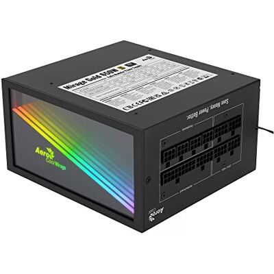 Aerocool MIRAGEGOLD 650W Alimentatore PC Modulare RGB 80 Plus Gold, Condensatori Giapponesi Aerocool MIRAGEGOLD 650W Alimentatore PC Modulare RGB 80 Plus Gold, Condensatori Giapponesi