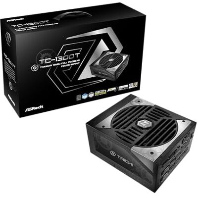 ASRock TC-1300T Taichi 1300W 80 Plus Titanium Supreme Flagship Completamente Modulare ATX 3.1 PCle 5.1 5V Boost NTC Sensor 10 Anni di Garanzia Alimentazione Cybenetics Titanium 12V-2x6 Cavi ASRock TC-1300T Taichi 1300W 80 Plus Titanium Supreme Flagship Completamente Modulare ATX 3.1 PCle 5.1 5V Boost NTC Sensor 10 Anni di Garanzia Alimentazione Cybenetics Titanium 12V-2x6 Cavi