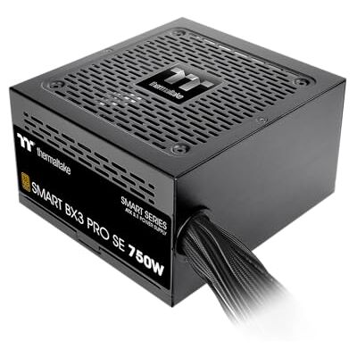 Thermaltake Smart BX3 Pro SE 750W Alimentatore ATX 3.1 80 Plus Bronze 230V EU Condensatore Giapponese 105°C Cablaggio piatto nero 5 anni di garanzia Thermaltake Smart BX3 Pro SE 750W Alimentatore ATX 3.1 80 Plus Bronze 230V EU Condensatore Giapponese 105°C Cablaggio piatto nero 5 anni di garanzia