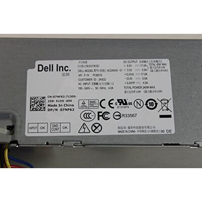 Dell 240 W Power Supply. 100 V-240 V. Dell 240 W Power Supply. 100 V-240 V.