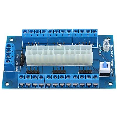 Bewinner Adattatore Connettore ATX 24 Pin per Modulo Alimentazione Digitale PC, Piastra di Collegamento alla Banca di Alimentazione Standard Bewinner Adattatore Connettore ATX 24 Pin per Modulo Alimentazione Digitale PC, Piastra di Collegamento alla Banca di Alimentazione Standard
