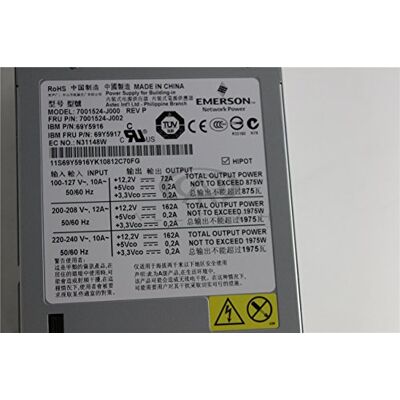 Lenovo 1975W P S, 69Y5917, 49Y7760, FRU49Y7760 Lenovo 1975W P S, 69Y5917, 49Y7760, FRU49Y7760