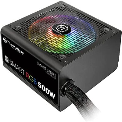 Thermaltake Smart RGB Alimentatore da 500 W, Nero Thermaltake Smart RGB Alimentatore da 500 W, Nero