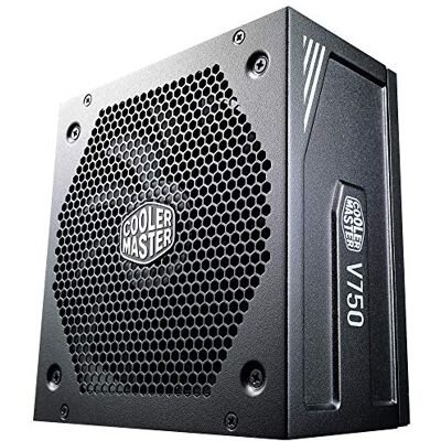 Cooler Master V750 Gold V2 PSU, spina britannica 750 W, 80 PLUS Gold, completamente modulare, alimentatore ATX, ventola FDB silenziosa da 135 mm, modalità semiventilatore, 10 anni di Cooler Master V750 Gold V2 PSU, spina britannica 750 W, 80 PLUS Gold, completamente modulare, alimentatore ATX, ventola FDB silenziosa da 135 mm, modalità semiventilatore, 10 anni di