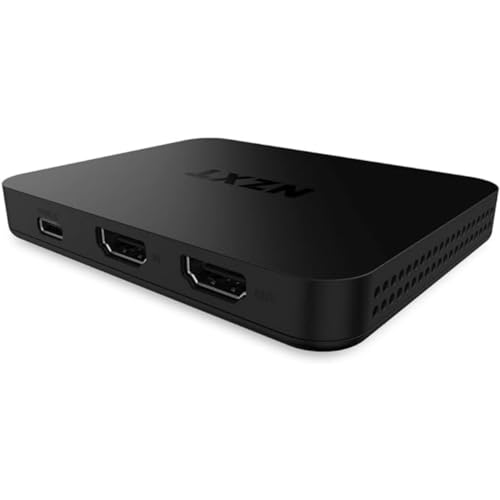 NZXT Signal HD60 Full HD USB Capture Card ST-EESC1-WW HD60 (1080p) Streaming live e giochi Passthrough a ritardo zero Compatibilità aperta