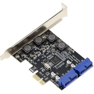 Scheda PCIe USB 3.0 Kalea-Informatique - 2 Porte Interne - Chipset NEC Scheda PCIe USB 3.0 Kalea-Informatique - 2 Porte Interne - Chipset NEC
