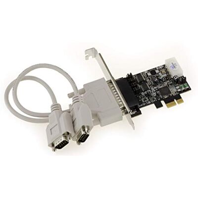 KALEA-INFORMATIQUE Scheda controller PCIe seriale RS232 POS con 2 porte UART COM DB9 alimentate. Alimentazione seriale 5V 12V, chipset OXFORD OXPCIe952 KALEA-INFORMATIQUE Scheda controller PCIe seriale RS232 POS con 2 porte UART COM DB9 alimentate. Alimentazione seriale 5V 12V, chipset OXFORD OXPCIe952