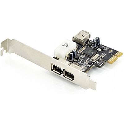 Digitus DS302014 Scheda Aggiuntiva PCI Express con 2 Porte Firewire Esterne e 1 Interna Digitus DS302014 Scheda Aggiuntiva PCI Express con 2 Porte Firewire Esterne e 1 Interna