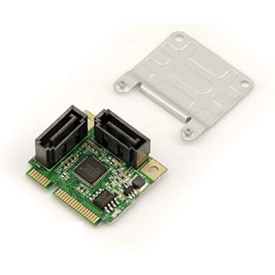 KALEA-INFORMATIQUE Scheda controller Mini PCI Express a 2 porte SATA 3.0 con chipset ASM1061R e supporto Raid KALEA-INFORMATIQUE Scheda controller Mini PCI Express a 2 porte SATA 3.0 con chipset ASM1061R e supporto Raid